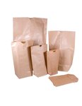 (lot   500 sacs) sac kraft brun renforcé 2 feuilles à encoche 18 x 28 5