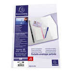 Sachet De 5 Pochettes-enveloppes Perforées Polypropylène - A4 - Incolore - X 10 - Exacompta