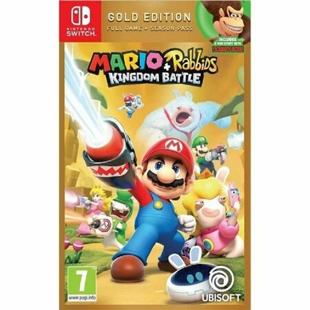 Jeu SWITCH Mario et The Lapins Cretins Kingdom Battle Gold Edition