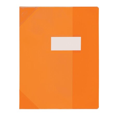 Protège-cahier PVC 150 Strong Line 24x32 cm Translucide orange ELBA