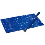 Rouleau de papier cadeau métallisé ciel étoilé 1 50x0 70m clairefontaine