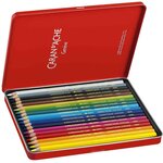 Crayons de couleur supracolor  étui métal de 18 caran d'ache