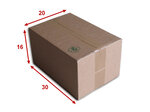 Lot de 50 boîtes carton (n°34) format 300x200x160 mm