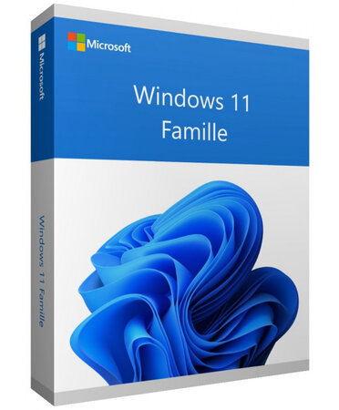 Microsoft Windows 11 Famille (Home) - 64 bits - Clé licence à télécharger