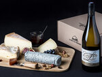 DAKOTABOX - Coffret Cadeau Box 4 fromages fermiers et vin à déguster chez soi - Gastronomie