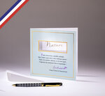 Carte double carnet de poésie créée et imprimée en france - nature - françois-rené de chateaubriand