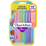 Paper Mate Flair 6 feutres parfumés  Assortiment de couleurs et senteurs  Pointe moyenne (0 7 mm)