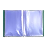 Protège-documents polypropylène souple 24 x 32 cm* - 100 vues  - vert