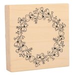 Tampon  Couronne - 100X100 mm -Bois