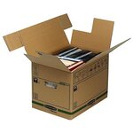Pack de 5 cartons de déménagment R -Kive Taille S (L)304 x (P)406 x (H)304 mm FELLOWES