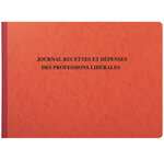 Journal de recettes et dépenses des professions libérales, 80 pages, 27 x 38 cm