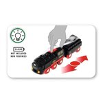 Brio World Locomotive a piles a vapeur - Accessoire Circuit de train en bois avec vraie vapeur ! - Ravensburger - Des 3 ans - 33884