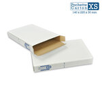 Lot de 1000 Boîtes Pochettes Carton XS - hauteur 3cm - format 140x225 mm